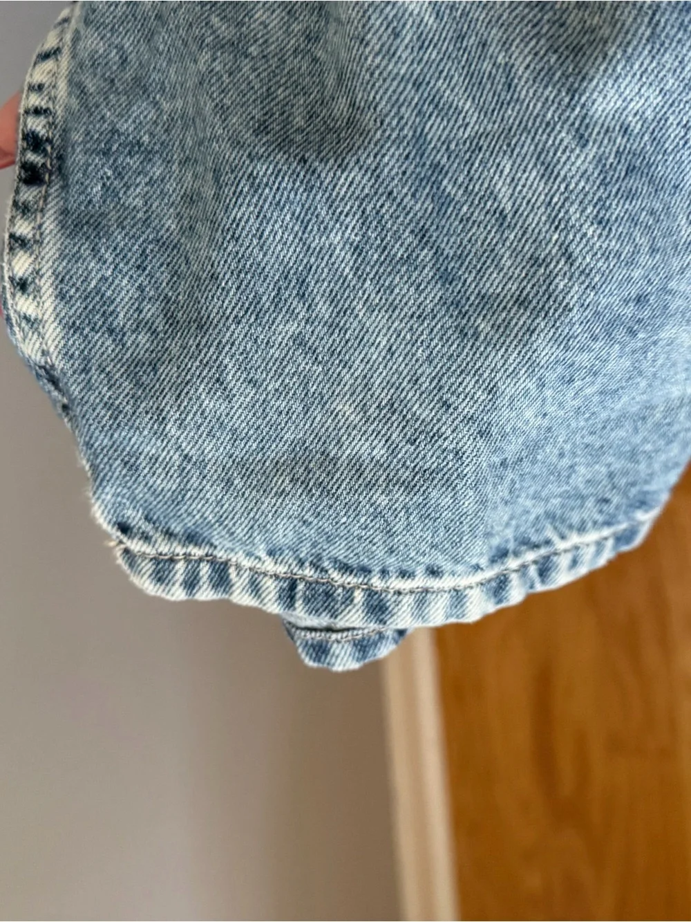 Free People Light Wash Denim Overalls Size XL